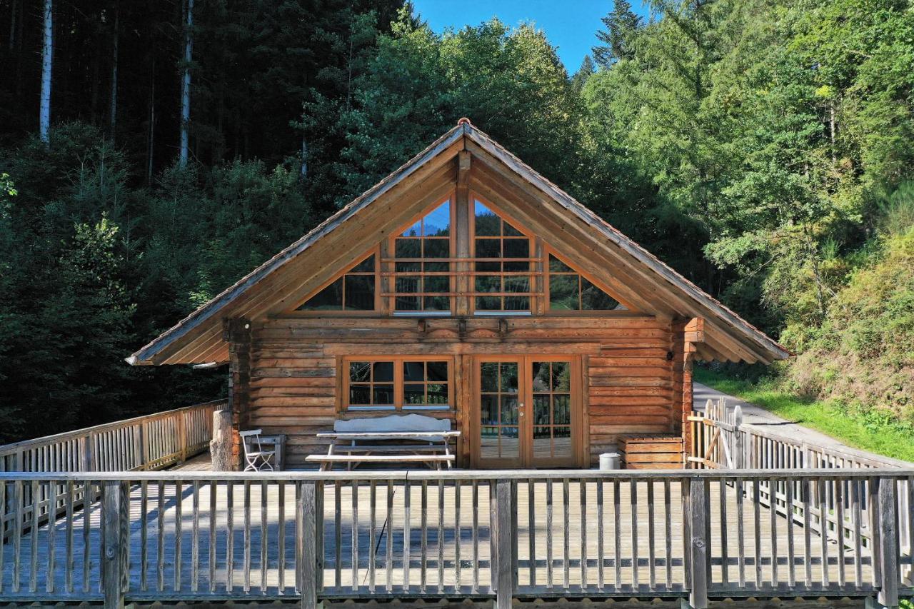Schwarzwald Blockhaus - Sauna - Kamin - Mit Bettwaesche Und Handtuecher Schenkenzell Ngoại thất bức ảnh