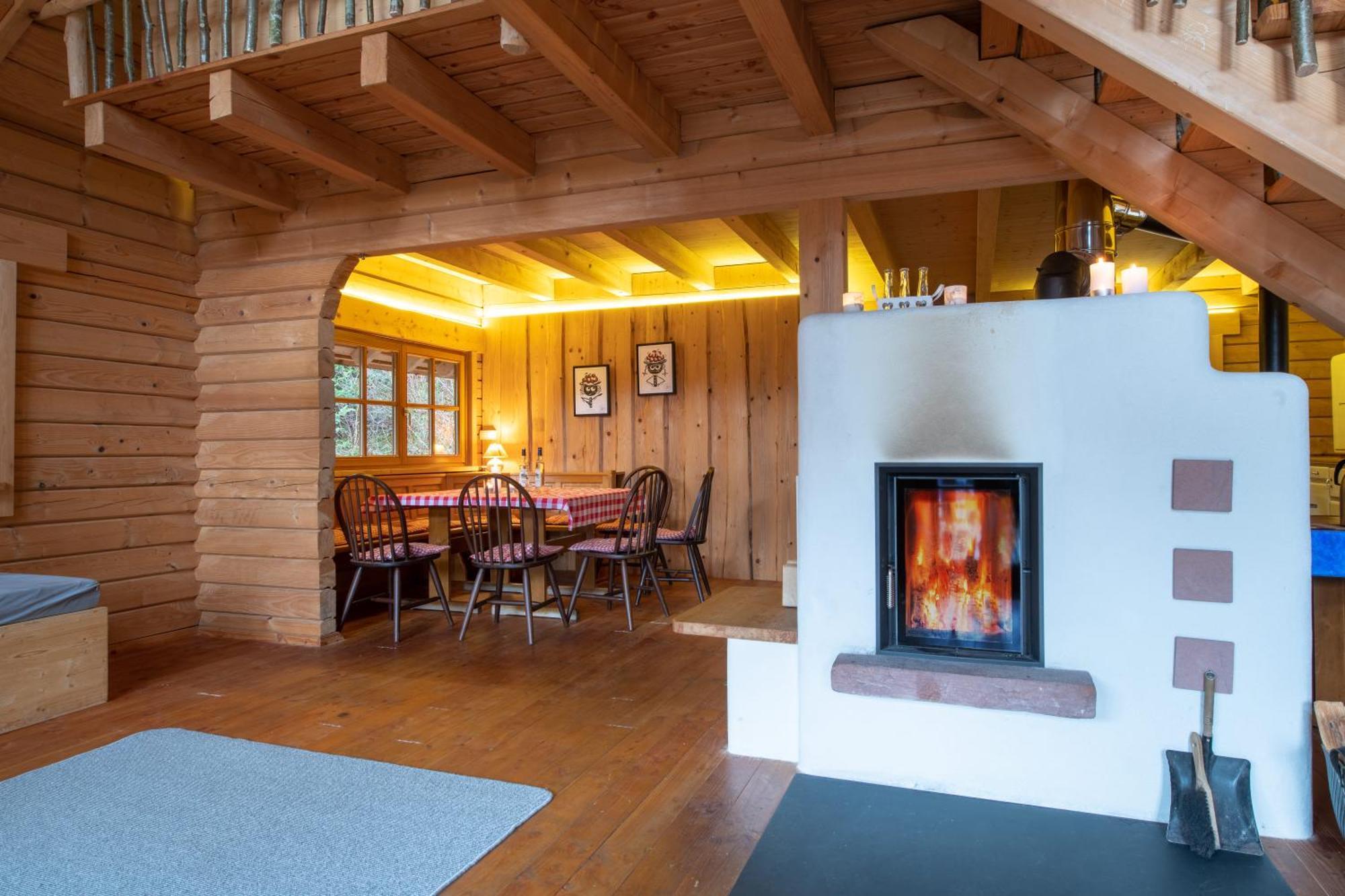 Schwarzwald Blockhaus - Sauna - Kamin - Mit Bettwaesche Und Handtuecher Schenkenzell Ngoại thất bức ảnh